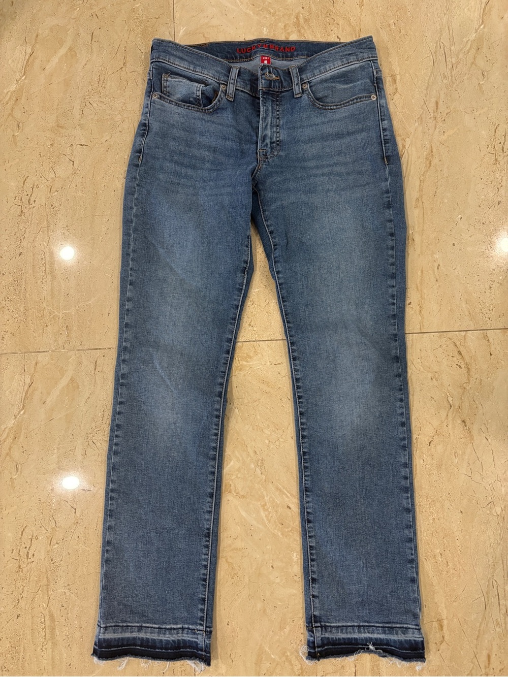 Lucky Brand Women's Straight Leg Jeans - Medium Blue Wash